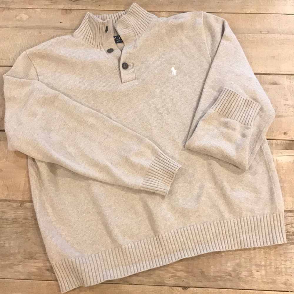 Polo Ralph Lauren button up sweater (XXL)